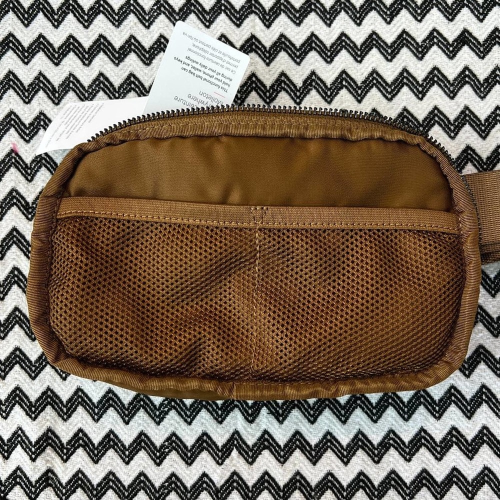 NWT OG GUNMETAL hardware Burnt Caramel Sherpa OG Fleece Everywhere Belt … - Picture 12 of 13
